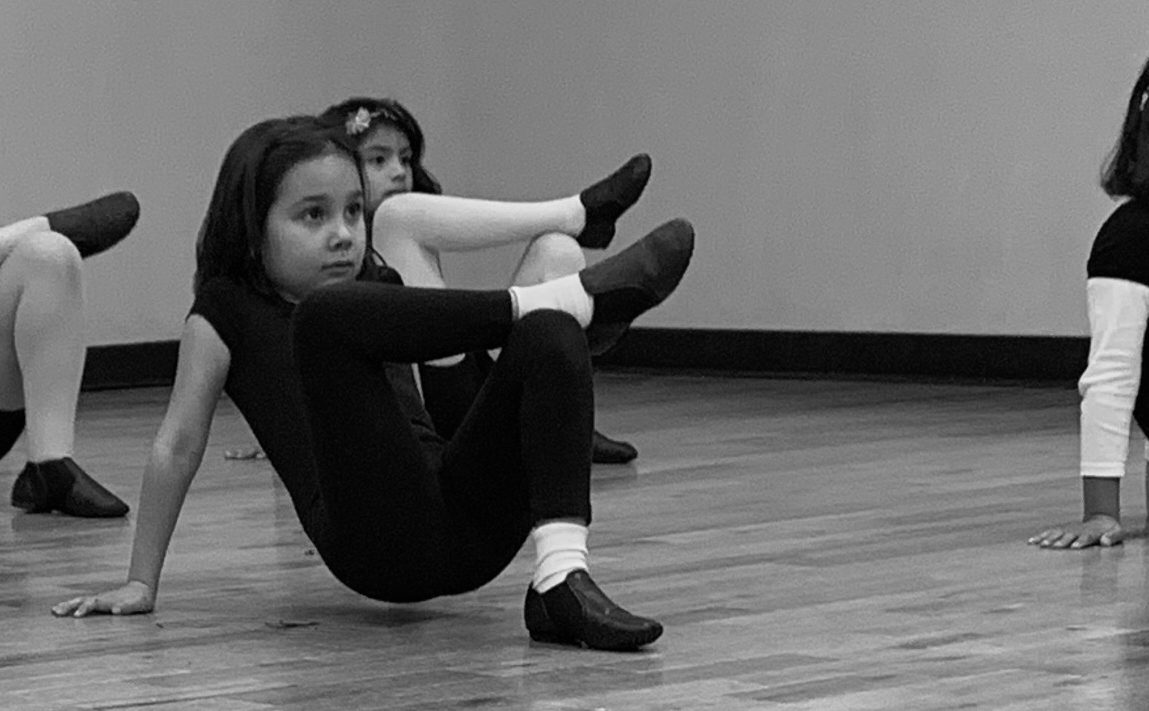 A Couple of Childs in Black Leotards