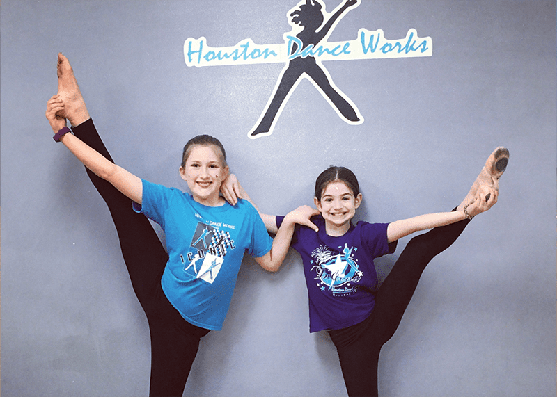 Two Kids Doing Splits